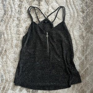 Sparkly Double-Strap Tank Top